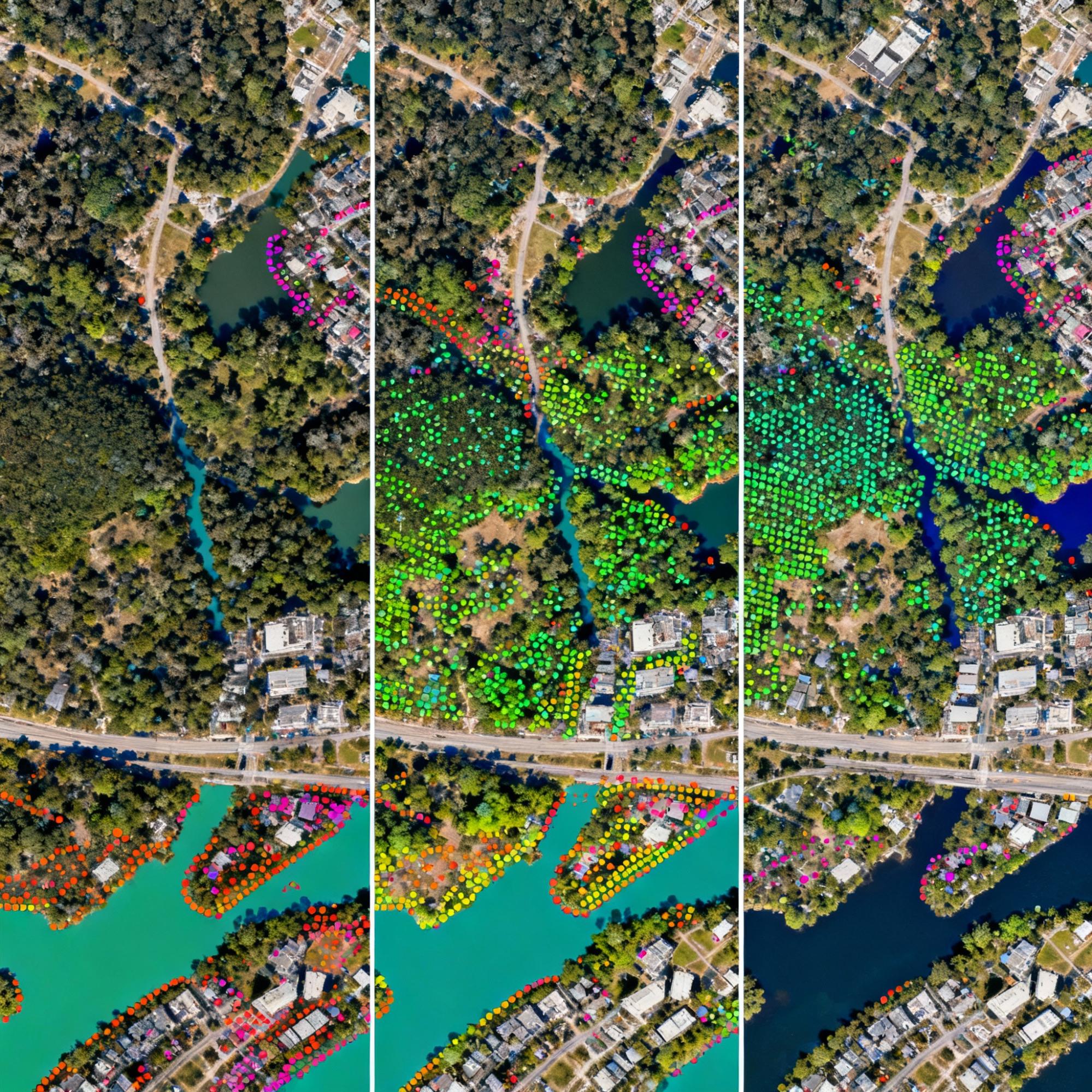 Compares drone data from different time periods to detect site changes Identifies alterations in vegetation, structures, land use, and terrain Uses advanced image processing for precise change analysis Enables quantification and visualization of detected alterations Supports land management, environmental monitoring, and urban planning Ideal for infrastructure inspection and maintenance tracking Provides a cost-effective, efficient way to monitor and manage resources over time