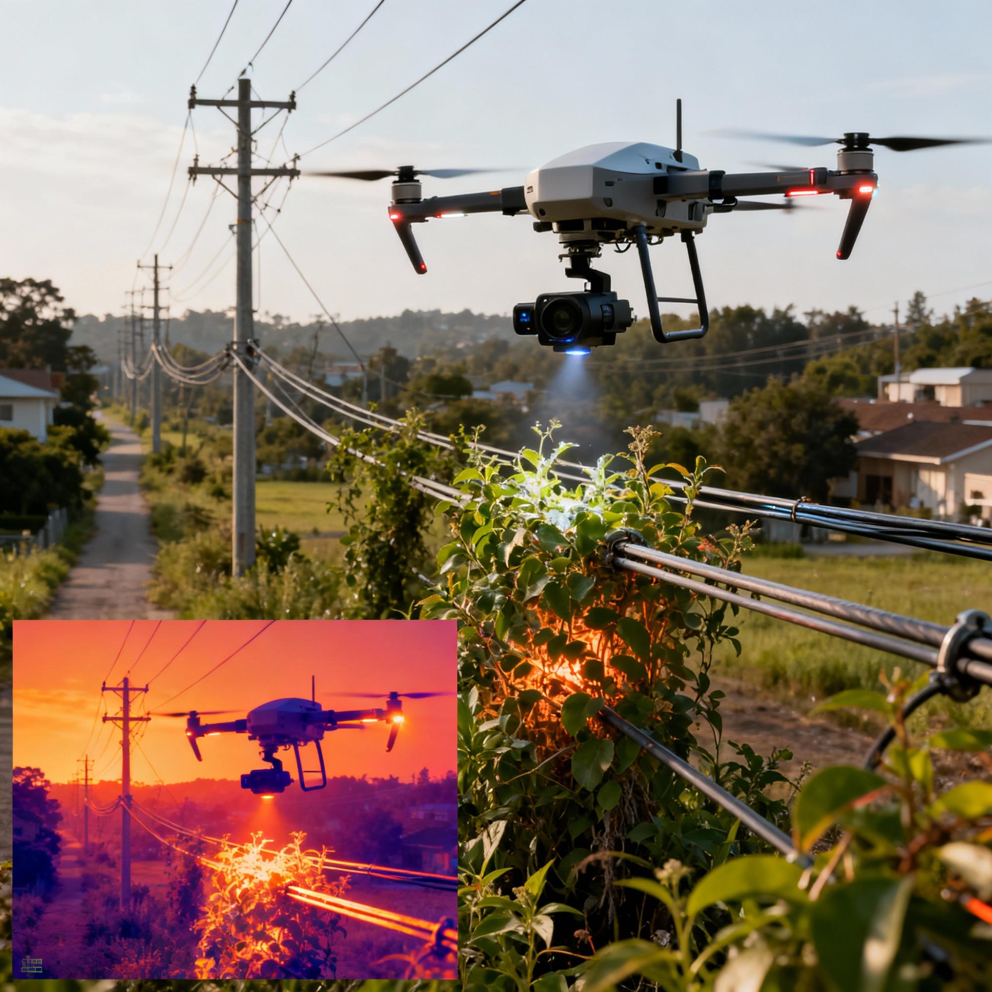 Uses drones with high-resolution and thermal cameras for detailed inspection. Detects erosion, cracks, and electrical faults through visual and heat analysis. Identifies vegetation overgrowth to prevent interference and outages. Enables fast, accurate, and safe assessments of electrical infrastructure. Improves structural integrity, reliability, and maintenance efficiency. Reduces downtime and ensures a consistent power supply.